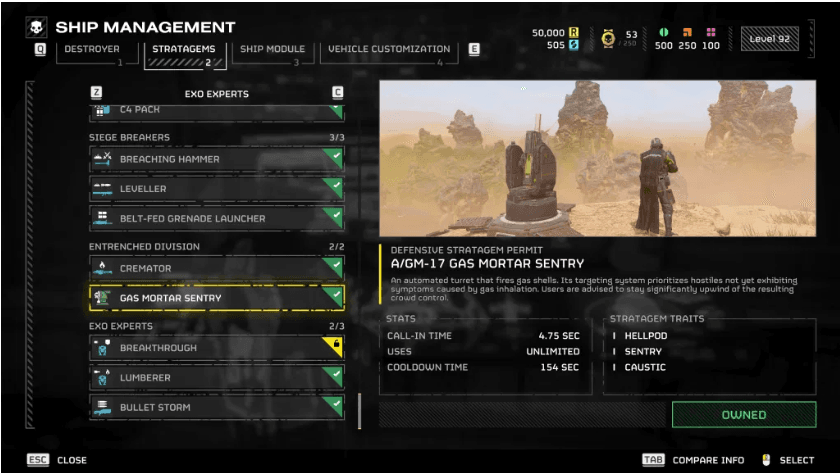 A/GM-17 Gas Mortar Sentry( HellDivers 2)